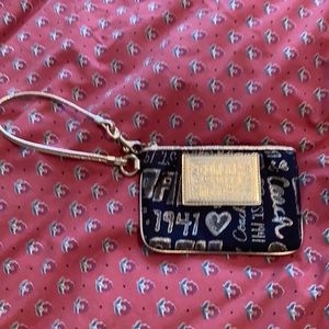 Coach mini wristlet